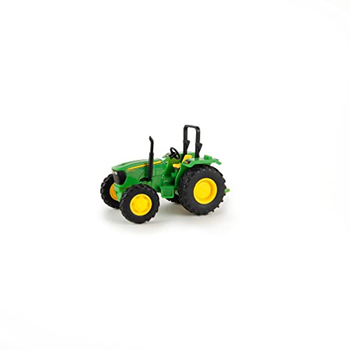 ERTL 1:32 Scale Ford F350 Pickup And Tractor Set — Includes John Deere Tractor Ford F350 Pickup And Gooseneck Trailer — 17.25 X 3.2 X 4.5 Inches — Ages 3 Years And Up - Detailed Work Vehicle Toy