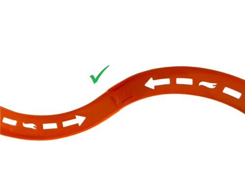 Curve Tracks Expansion Packs Includes 8 Curved Track Pieces & 4 Connectors 10 Long - Interactive Racing Play Set