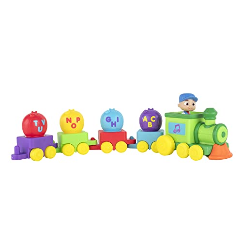 Musical Alphabet Train With JJ-Features Alphabet Train With Music,Sounds & Phrases-4 Alphabet Wagons,1 JJ Conductor Figure-Plays Clips Of ABC Song -Toys For Kids And Preschoolers - Train Adventure Collection