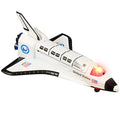 Light Up Space Shuttle Toy 1PC Battery Operated Spaceship Toy With LEDs Sounds And Pullback Motion Outer Space Party Decoration Great Space Gifts For Boys And Girls 6 Inches - Rocket Adventure Collection