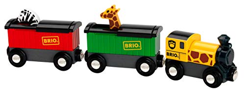 RIO World – 33722 Safari Train 3 Piece Toy Train Accessory For Kids Age 3 And Up - Train Adventure Collection