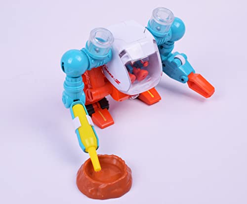 Stro Venture Mars Walker Mars Mission Space Toy Transformable Explorer Robot With Light Astronaut Figure And Accessories Transform From Walking To Driving Mode - Rocket Adventure Collection
