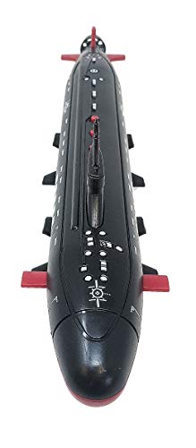 Promo 16.5 Inch Toy Navy Black Submarine With Sound Effects And Torpedo (2 Pack) - Underwater Exploration Collection
