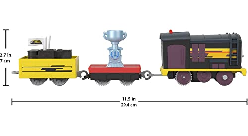 Deliver The Win Diesel Motorized Battery-Powered Toy Train Engine For Preschool Kids Ages 3 Years And Ol - Train Adventure Collection