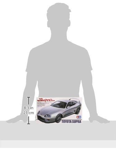 24123 1/24 Scale Sports Car Series Toyota Supra Model Kit (300024123) - Interactive Racing Play Set