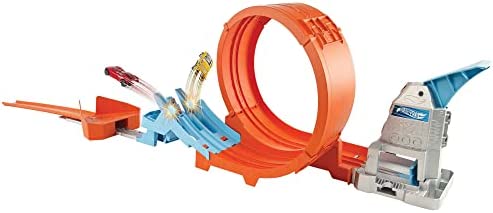 Rapid Raceway Champion Action Hot Wheels Championship Track Speed Boost Oval Track Ages 4 And Older - Interactive Racing Play Set