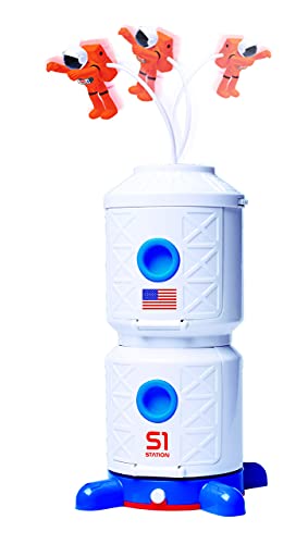 Top 10 Stro Venture Space Playset – Toy Space Station & Space Capsule With Lights And Sound & 2 Astronaut Figurine Toys For Boys And Girls - Rocket Adventure Collection