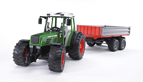 Budget 02104 Fendt 209 S. Farm Tractor With Tipping Trail - Detailed Work Vehicle Toy