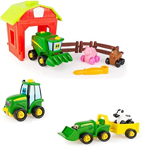 Build-a-Buddy – Johnny Tractor Toy And Screwdriver Ages 3 And Up - Detailed Work Vehicle Toy