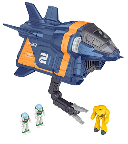 Disney Pixar Lightyear Toys Armadillo Vehicle With 3 Action Figures Lights Sounds And Claw Arm Hyperspeed Series Gamma Fusion Toy Gif - Rocket Adventure Collection