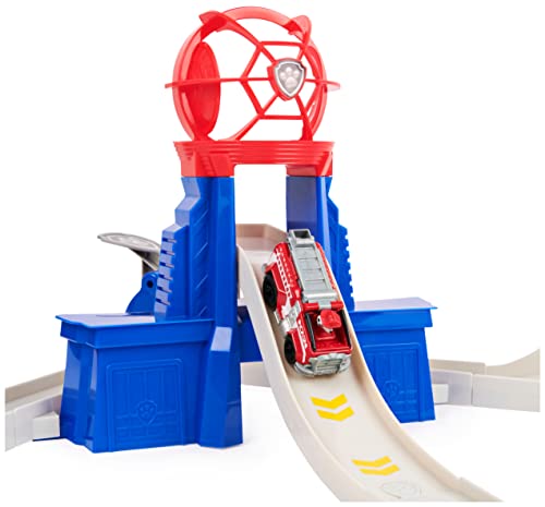 True Metal Total City Rescue Movie Track Set With Exclusive Marshall Vehicle 1:55 Scale Kids Toys For Ages 3 And Up - Interactive Racing Play Set