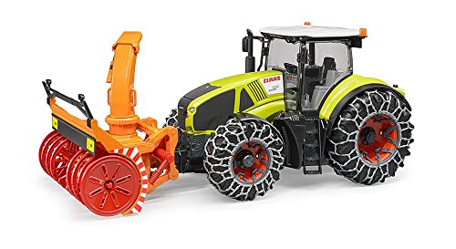 Budget Claas Axion 950 With Snow Chains & Snow Blow - Detailed Work Vehicle Toy