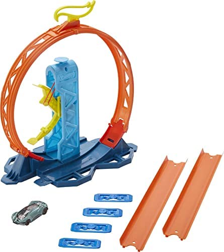 Track Builder Pack Assorted Curve Parts Connecting Sets Ages 4 And Older - Interactive Racing Play Set