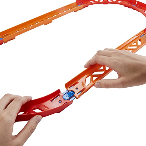 Track Builder Pack Assorted Curve Parts Connecting Sets Ages 4 And Older - Interactive Racing Play Set