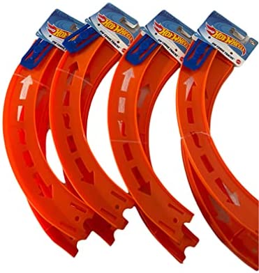 Curve Tracks Expansion Packs Includes 8 Curved Track Pieces & 4 Connectors 10 Long - Interactive Racing Play Set