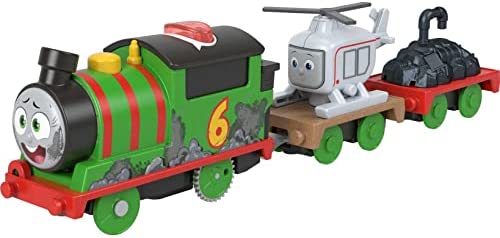 Thomas & Friends Motorized Talking Thomas Engine With Annie & Clarabel Battery-Powered Toy Train With Character Sounds And Phra - Train Adventure Collection