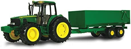 TOMY John Deere Big Farm Tractor With Wag - Detailed Work Vehicle Toy