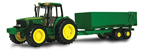 TOMY John Deere Big Farm Tractor With Wag - Detailed Work Vehicle Toy