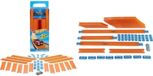 Track Builder Straight Track With Car Styles May Vary - Interactive Racing Play Set