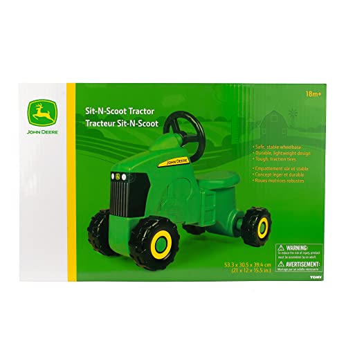 Ride On Toys Sit N Scoot Activity Tractor For Kids Aged 18 Months To 3 Years G - Detailed Work Vehicle Toy
