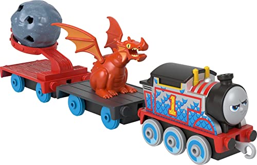 Thomas & Friends Medieval Thomas Engine Die-cast Push-Along Toy Train For Preschool Kids Ages 3 Years And Old - Train Adventure Collection