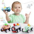 Promo Baby Car Toys W/ Lights Music Toddler Push And Go Friction Powered Toy Set Kids Electronic Submarines Vehicle Playset Birthday Gift For 12 18 Month 1 2 3 Years Old Boys Girls Infants - Underwater Exploration Collection