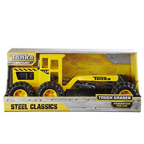 Steel Grader Vehicle - Detailed Work Vehicle Toy