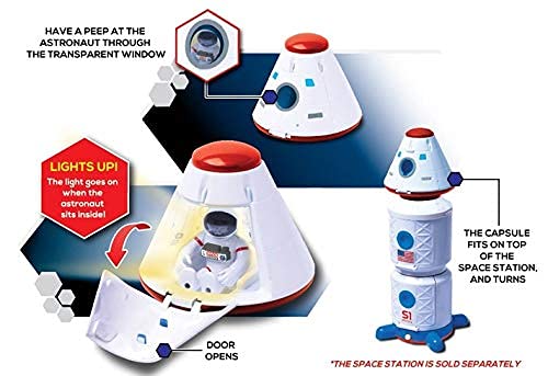 Top 10 Stro Venture Space Playset – Toy Space Station & Space Capsule With Lights And Sound & 2 Astronaut Figurine Toys For Boys And Girls - Rocket Adventure Collection