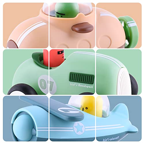Promo Baby Car Toys W/ Lights Music Toddler Push And Go Friction Powered Toy Set Kids Electronic Submarines Vehicle Playset Birthday Gift For 12 18 Month 1 2 3 Years Old Boys Girls Infants - Underwater Exploration Collection