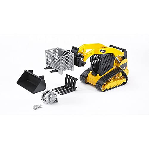 Top 10 Toys – Construction Realistic Attachments And Accessories For Frontloader Vehicle Including A Basket Pallet Winch And Forks – Ages 3+ - Detailed Work Vehicle Toy