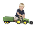 John Deere 7930 With Frontloader And Tandemaxle Tipping Trail - Detailed Work Vehicle Toy