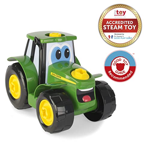 Build-a-Buddy – Johnny Tractor Toy And Screwdriver Ages 3 And Up - Detailed Work Vehicle Toy
