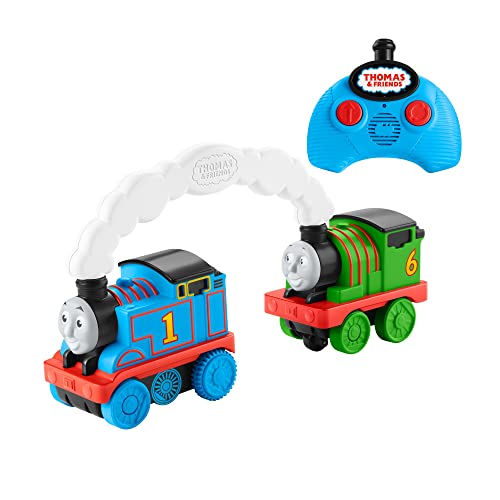 Deals Price Thomas & Friends Race & Chase RC Remote Controlled Toy Train Engines For Toddlers And Preschool Kids 2 Years And Ol - Train Adventure Collection