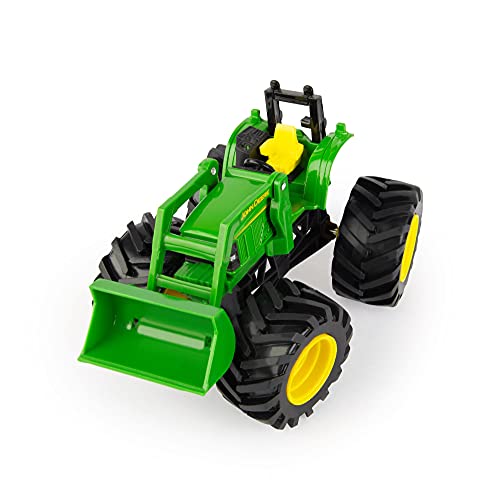 Toddler Toys Monster Treads Super Scale Combine Toy Set With 2 Extra Monster Treads Vehicles Ages 3+ G - Detailed Work Vehicle Toy
