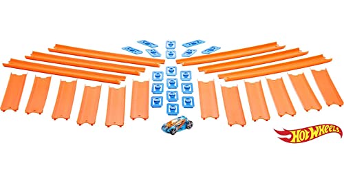 Track Builder Straight Track With Car Styles May Vary - Interactive Racing Play Set