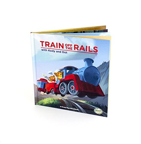 Top 10 Ain & Storybook Set – Pretend Play Motor Skills Reading Kids Toy Vehicle Gift Set. No BPA Phthalates PVC. Dishwasher Safe Recycled Materials Made In USA - Train Adventure Collection