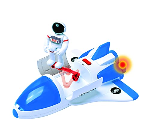 Stro Venture Space Playset – Toy Space Shuttle & Space Rover With Lights And Sound & 2 Astronaut Figurine Gift Toys For Boys And Girls - Rocket Adventure Collection