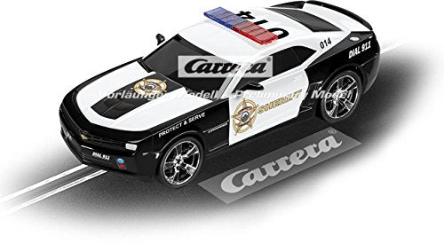 New GO 64031 Chevrolet Camarao ZL1 Sherrif Slot Car Racing Vehicl - Interactive Racing Play Set