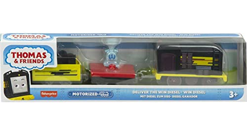 Deliver The Win Diesel Motorized Battery-Powered Toy Train Engine For Preschool Kids Ages 3 Years And Ol - Train Adventure Collection