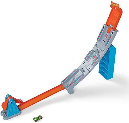 Rapid Raceway Champion Action Hot Wheels Championship Track Speed Boost Oval Track Ages 4 And Older - Interactive Racing Play Set