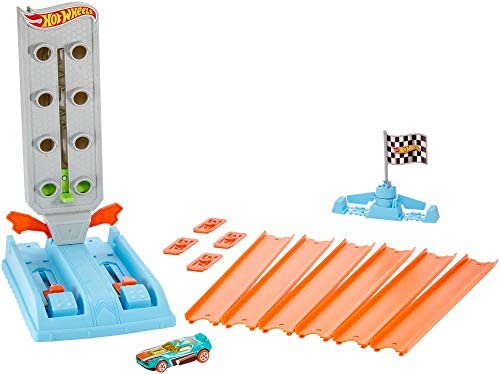 Rapid Raceway Champion Action Hot Wheels Championship Track Speed Boost Oval Track Ages 4 And Older - Interactive Racing Play Set