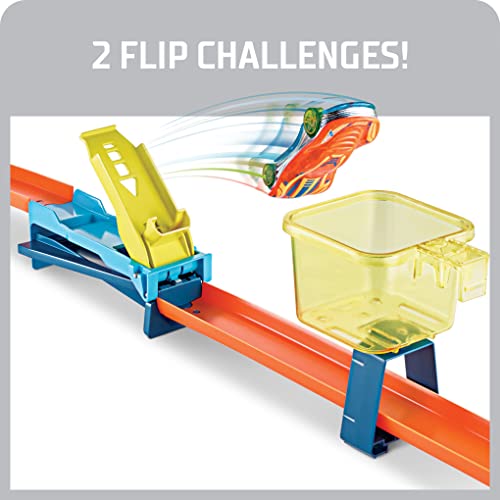 Budget Track Set And 1:64 Scale Toy Car Track And Loop Building Kit With Adjustable Set-Ups And Jump Infinity Loop Kit - Interactive Racing Play Set
