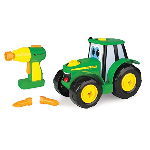 Build-a-Buddy – Johnny Tractor Toy And Screwdriver Ages 3 And Up - Detailed Work Vehicle Toy