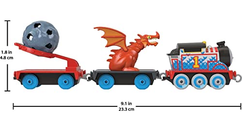 Thomas & Friends Medieval Thomas Engine Die-cast Push-Along Toy Train For Preschool Kids Ages 3 Years And Old - Train Adventure Collection