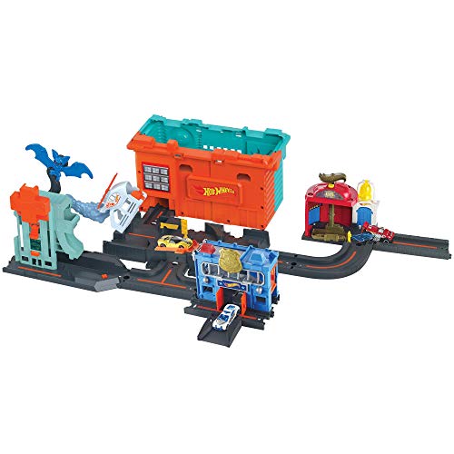 Cheap City Town Center Play Set Gift Idea For Ages 4 To 8 Years Multicolor - Interactive Racing Play Set