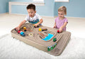 Portable Carry And Go Kids Race Track Toy Car Train Table 2-Sided No Assembly For Children 3 4 5 6 7 Years Old Boys Girls Made In USA - Interactive Racing Play Set