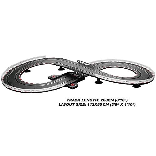 New : Super 151 USB Power Slot Car Racing Set USB Power System First And Innovative Application In Slot Car Toys Industry For Ages 8 And Up - Interactive Racing Play Set