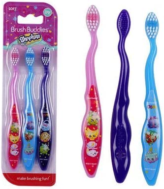 Thomas The Train & Friends Soft Toothbrushes 3 Pack Brush Buddies (Blue Yellow Red) - Train Adventure Collection