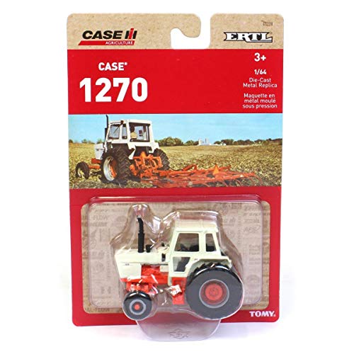 1/64 Case 1270 Cab Diecast Replica Tractor 44228 - Detailed Work Vehicle Toy