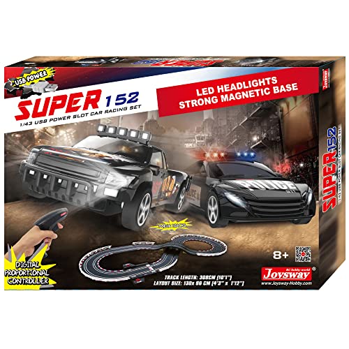 Top 10 Super 152 USB Power Slot Car Racing Set - Interactive Racing Play Set